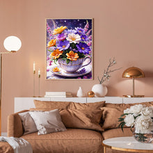 Load image into Gallery viewer, Diamond Painting - Full Round - Porcelain Cup Bouquet (30*40CM)
