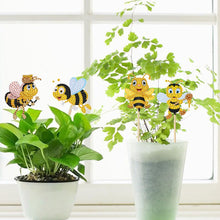 Load image into Gallery viewer, 6Pcs Bee Stakes Diamond Painting Kits Animal Diamond Art Kits for Garden Decor
