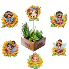 Load image into Gallery viewer, 6Pcs Bee Stakes Diamond Painting Kits Animal Diamond Art Kits for Garden Decor
