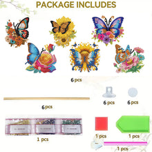 Load image into Gallery viewer, 6Pcs Bee Stakes Diamond Painting Kits Animal Diamond Art Kits for Garden Decor
