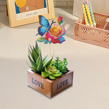 Load image into Gallery viewer, 6Pcs Bee Stakes Diamond Painting Kits Animal Diamond Art Kits for Garden Decor
