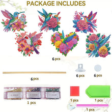 Load image into Gallery viewer, 6Pcs Bee Stakes Diamond Painting Kits Animal Diamond Art Kits for Garden Decor
