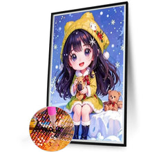Load image into Gallery viewer, AB Diamond Painting - Full Round - Cute Girl (40*60CM)
