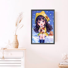 Load image into Gallery viewer, AB Diamond Painting - Full Round - Cute Girl (40*60CM)

