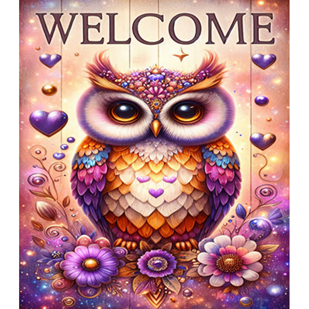 Diamond Painting - Full Round - Owl (35*40CM)