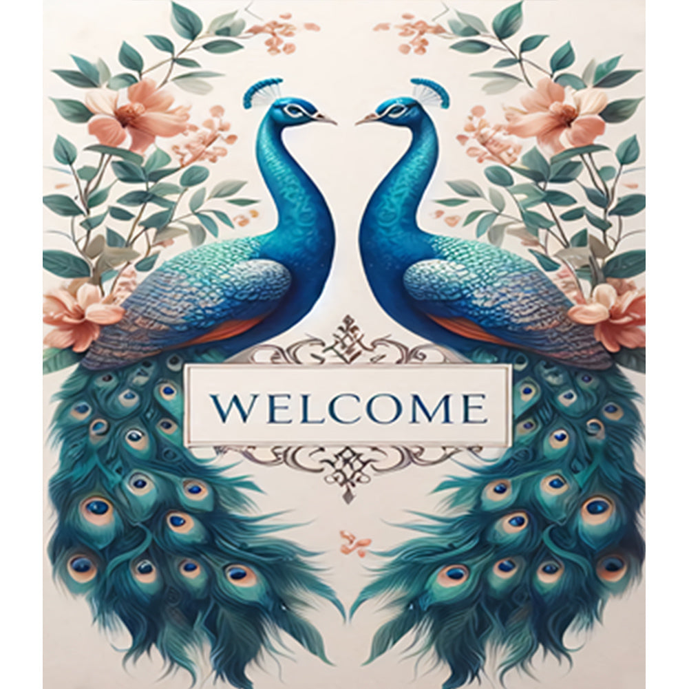 Diamond Painting - Full Round - Peacock (35*40CM)