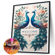 Load image into Gallery viewer, Diamond Painting - Full Round - Peacock (35*40CM)

