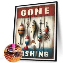 Load image into Gallery viewer, Diamond Painting - Full Round - Fishing (35*40CM)
