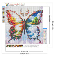 Load image into Gallery viewer, Diamond Painting - Full Round - Four Seasons Butterfly (30*30CM)
