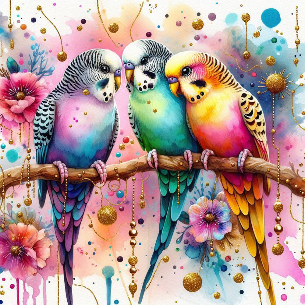 Diamond Painting - Full Round - Parrot (40*40CM)