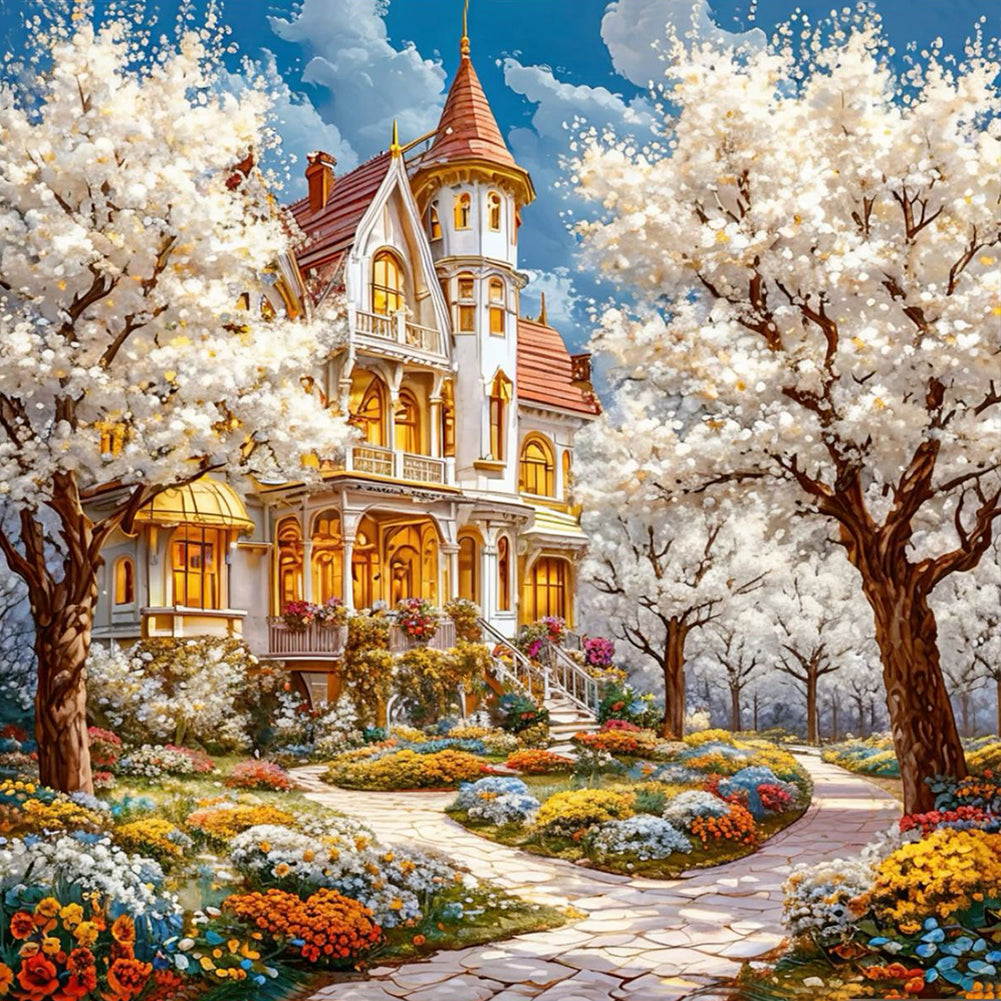 Diamond Painting - Full Round - Flower Garden (40*40CM)