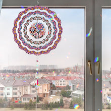 Load image into Gallery viewer, DIY Diamond Painting Art Rotating Wind Chime Acrylic Diamond Art Hanging Pendant
