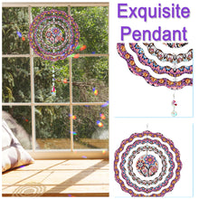 Load image into Gallery viewer, DIY Diamond Painting Art Rotating Wind Chime Acrylic Diamond Art Hanging Pendant
