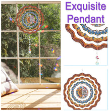 Load image into Gallery viewer, DIY Diamond Painting Art Rotating Wind Chime Acrylic Diamond Art Hanging Pendant
