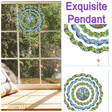 Load image into Gallery viewer, DIY Diamond Painting Art Rotating Wind Chime Acrylic Diamond Art Hanging Pendant
