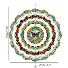 Load image into Gallery viewer, DIY Diamond Painting Art Rotating Wind Chime Acrylic Diamond Art Hanging Pendant
