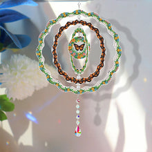 Load image into Gallery viewer, DIY Diamond Painting Art Rotating Wind Chime Acrylic Diamond Art Hanging Pendant
