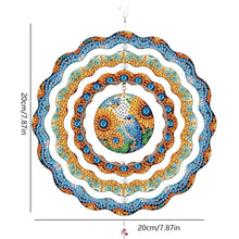 Load image into Gallery viewer, DIY Diamond Painting Art Rotating Wind Chime Acrylic Diamond Art Hanging Pendant
