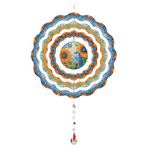 Load image into Gallery viewer, DIY Diamond Painting Art Rotating Wind Chime Acrylic Diamond Art Hanging Pendant
