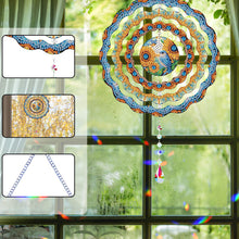 Load image into Gallery viewer, DIY Diamond Painting Art Rotating Wind Chime Acrylic Diamond Art Hanging Pendant

