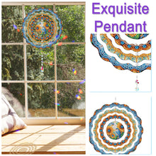 Load image into Gallery viewer, DIY Diamond Painting Art Rotating Wind Chime Acrylic Diamond Art Hanging Pendant
