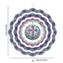 Load image into Gallery viewer, DIY Diamond Painting Art Rotating Wind Chime Acrylic Diamond Art Hanging Pendant
