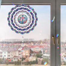 Load image into Gallery viewer, DIY Diamond Painting Art Rotating Wind Chime Acrylic Diamond Art Hanging Pendant

