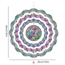Load image into Gallery viewer, DIY Diamond Painting Art Rotating Wind Chime Acrylic Diamond Art Hanging Pendant
