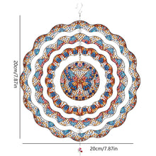 Load image into Gallery viewer, DIY Diamond Painting Art Rotating Wind Chime Acrylic Diamond Art Hanging Pendant
