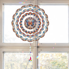 Load image into Gallery viewer, DIY Diamond Painting Art Rotating Wind Chime Acrylic Diamond Art Hanging Pendant
