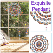 Load image into Gallery viewer, DIY Diamond Painting Art Rotating Wind Chime Acrylic Diamond Art Hanging Pendant
