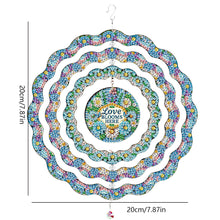 Load image into Gallery viewer, DIY Diamond Painting Art Rotating Wind Chime Acrylic Diamond Art Hanging Pendant
