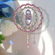 Load image into Gallery viewer, DIY Diamond Painting Art Rotating Wind Chime Acrylic Diamond Art Hanging Pendant
