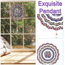 Load image into Gallery viewer, DIY Diamond Painting Art Rotating Wind Chime Acrylic Diamond Art Hanging Pendant

