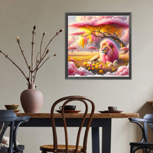 Load image into Gallery viewer, Diamond Painting - Full Round - Pink Lion (40*40CM)
