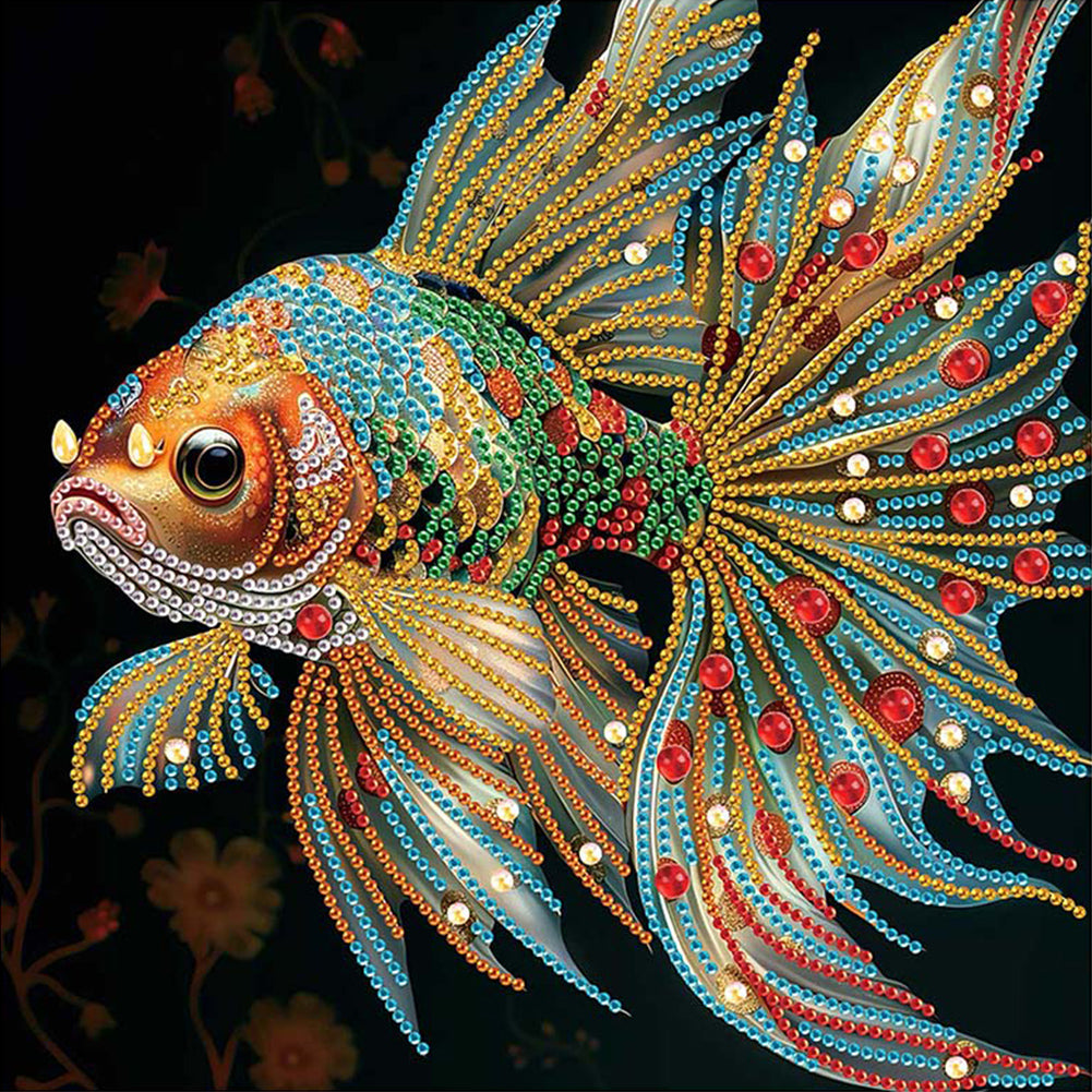 Diamond Painting - Partial Special Shaped - Koi Carp (30*30CM)