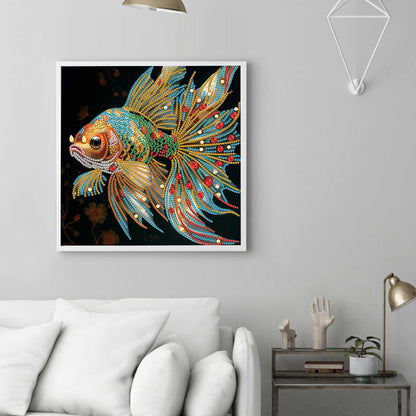 Diamond Painting - Partial Special Shaped - Koi Carp (30*30CM)