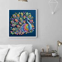 Load image into Gallery viewer, Diamond Painting - Partial Special Shaped - Peacock (30*30CM)
