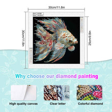 Load image into Gallery viewer, Diamond Painting - Partial Special Shaped - Koi Carp (30*30CM)
