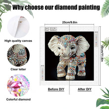 Load image into Gallery viewer, Diamond Painting - Partial Special Shaped - Elephant (30*30CM)
