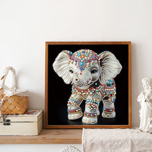 Load image into Gallery viewer, Diamond Painting - Partial Special Shaped - Elephant (30*30CM)
