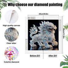 Load image into Gallery viewer, Diamond Painting - Partial Special Shaped - Lion (30*30CM)
