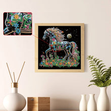Load image into Gallery viewer, Diamond Painting - Partial Special Shaped - Horse (30*30CM)
