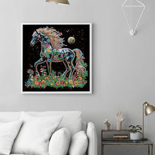 Load image into Gallery viewer, Diamond Painting - Partial Special Shaped - Horse (30*30CM)
