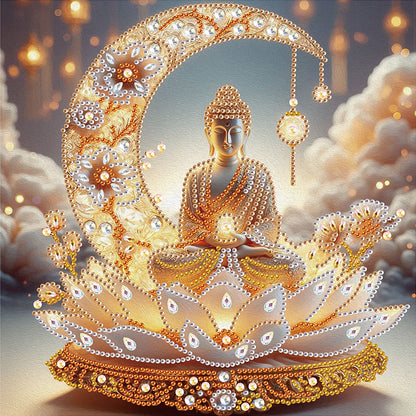 Diamond Painting - Partial Special Shaped - Buddha (30*30CM)