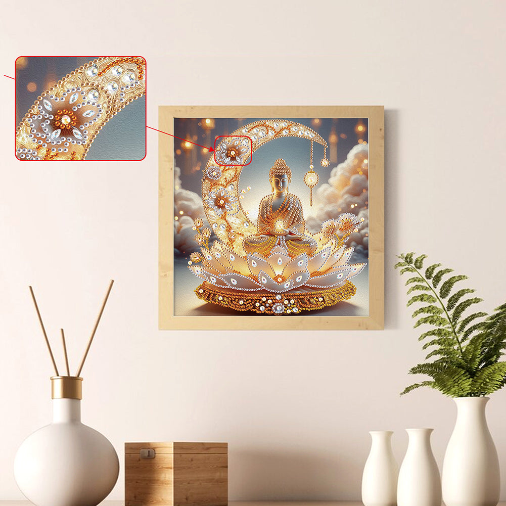 Diamond Painting - Partial Special Shaped - Buddha (30*30CM)