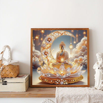 Diamond Painting - Partial Special Shaped - Buddha (30*30CM)