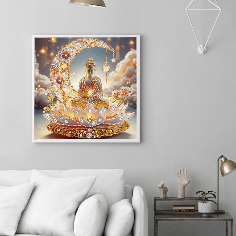 Diamond Painting - Partial Special Shaped - Buddha (30*30CM)