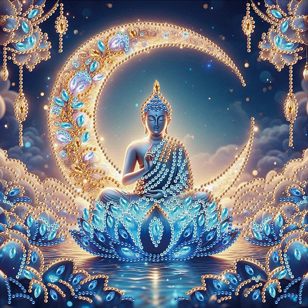 Diamond Painting - Partial Special Shaped - Buddha (30*30CM)