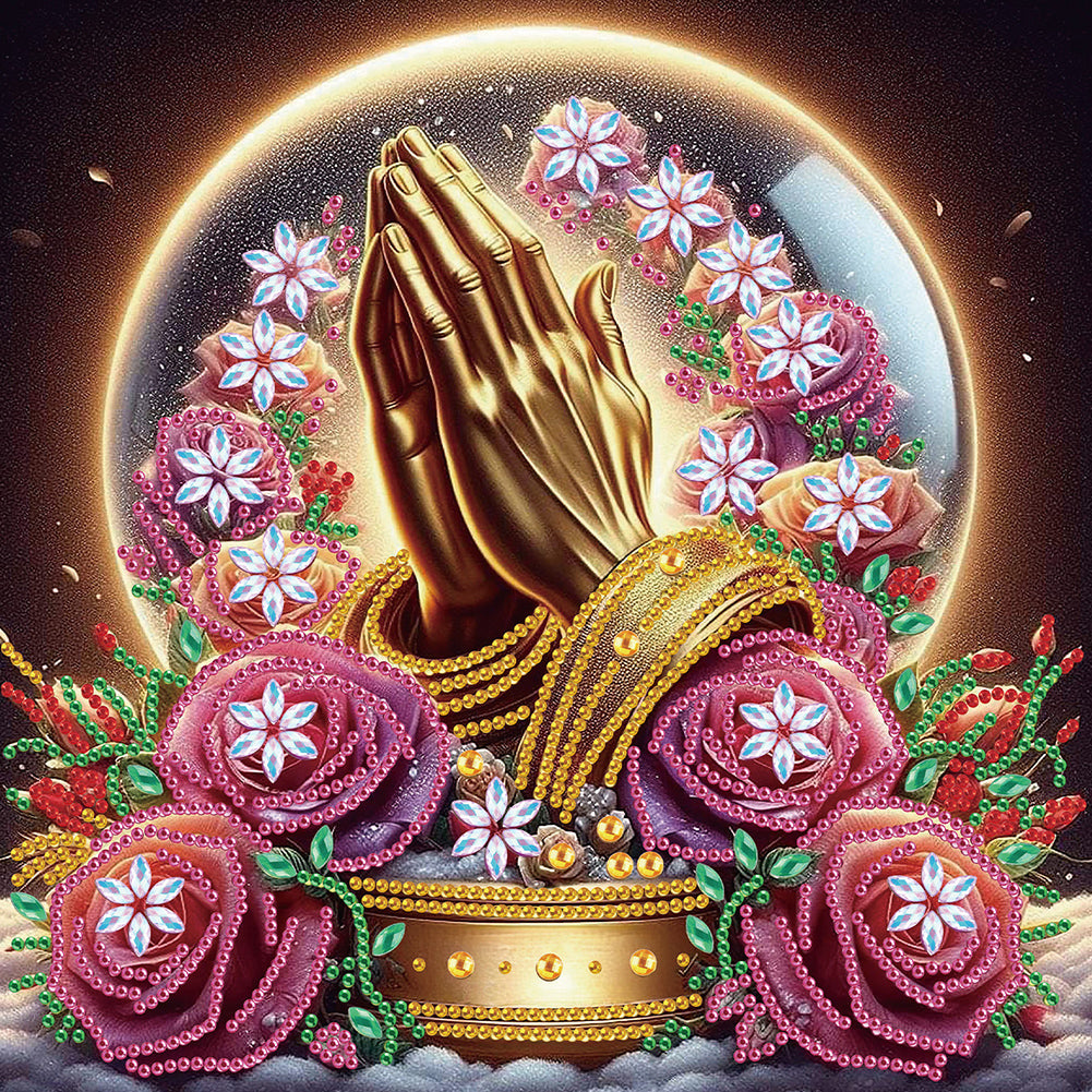 Diamond Painting - Partial Special Shaped - Buddha (30*30CM)